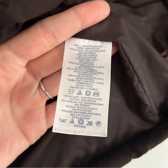 Lands’ End Brown Puffer Coat Winter Warm Casual Large Comfy - Picture 3 of 7